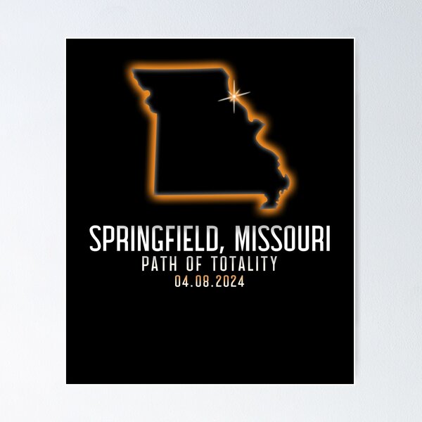 Item preview, Springfield Missouri Totality 4.8.24 Total Solar Eclipse Gear designed and sold by DynamicDesign.