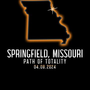 Imagen de la obra Springfield Missouri Totality 4.8.24 Total Solar Eclipse Gear de DynamicDesign