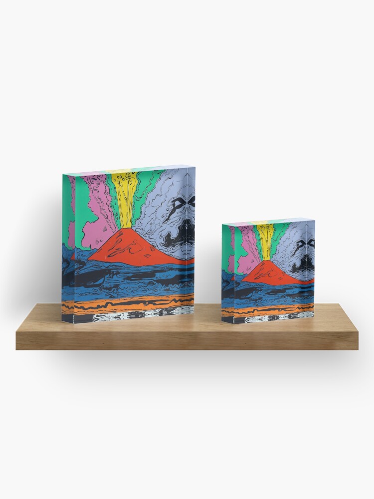 Alternate view of Vesuvius (HQ) Acrylic Block