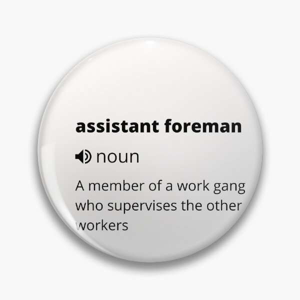 Item preview, Funny Assistant Foreman Definition Gift designed and sold by malek24.