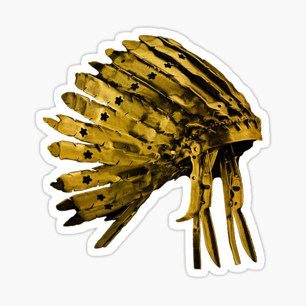 Indian Feathers Sticker