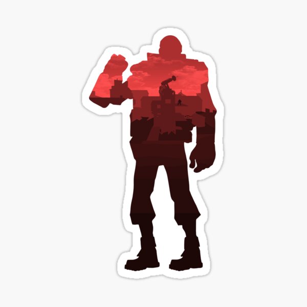 Team Fortress 2 Red Demoman Sticker For Sale By Astriumart Redbubble 3880