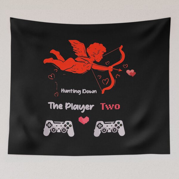 Item preview, Hunting Down the Player 2 - Video Gamer Valentines Day designed and sold by Ojoe studio.