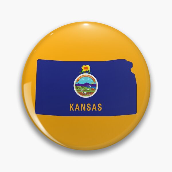 Seal Of Kansas Pins And Buttons Redbubble