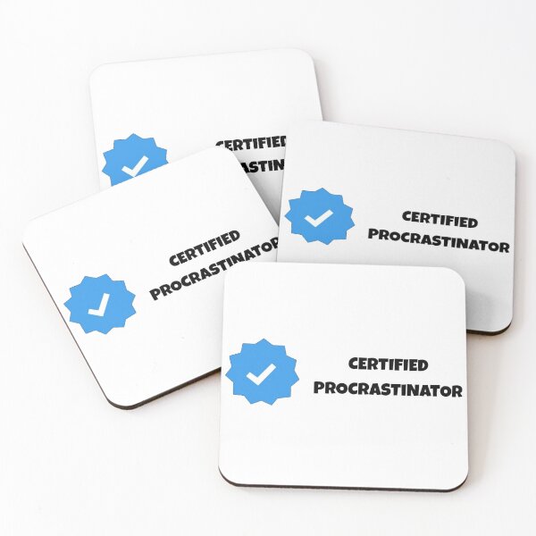 Item preview, Certified Procrastinator designed and sold by AnotherFA.