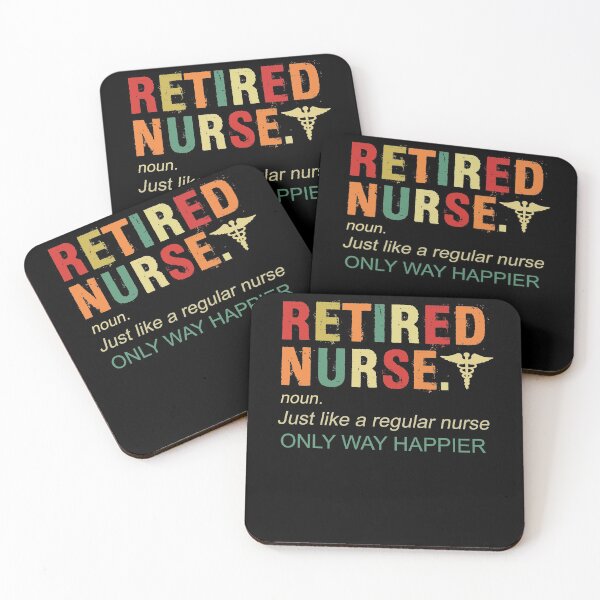 Item preview, Retired Nurse Just Like A Regular Nurse Only Way Happier designed and sold by Andrea Lina.