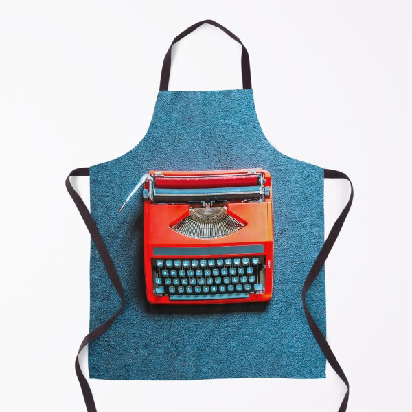 Item preview, Red Portable Typewriter on Blue designed and sold by Richard Nixon.