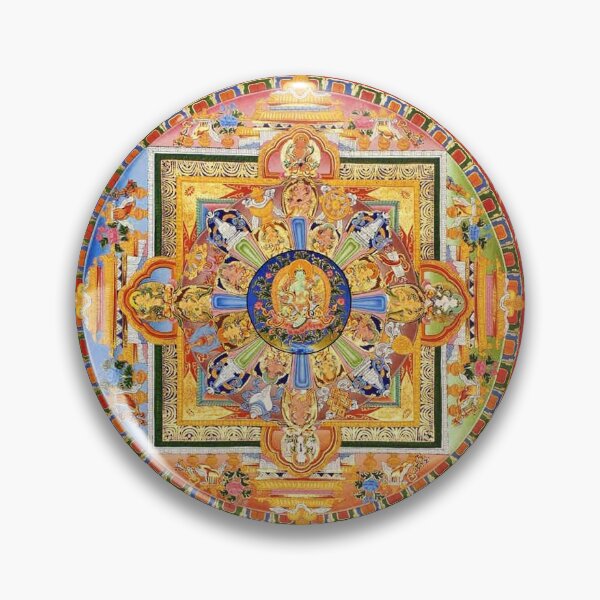Item preview, Buddhist Green Tara Mandala 49 designed and sold by GuyBlank.