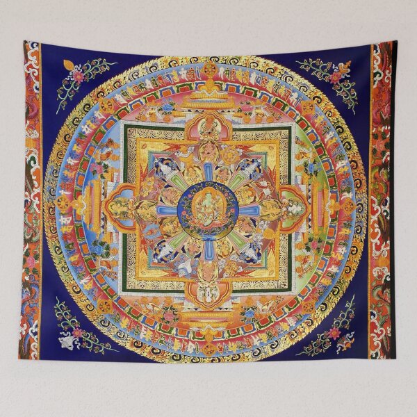 Item preview, Buddhist Green Tara Mandala 49 designed and sold by GuyBlank.