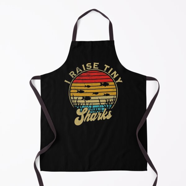 Item preview, I Raise Tiny Sharks Funny Vintage Retro 1970s Fish Lover designed and sold by Dan66.