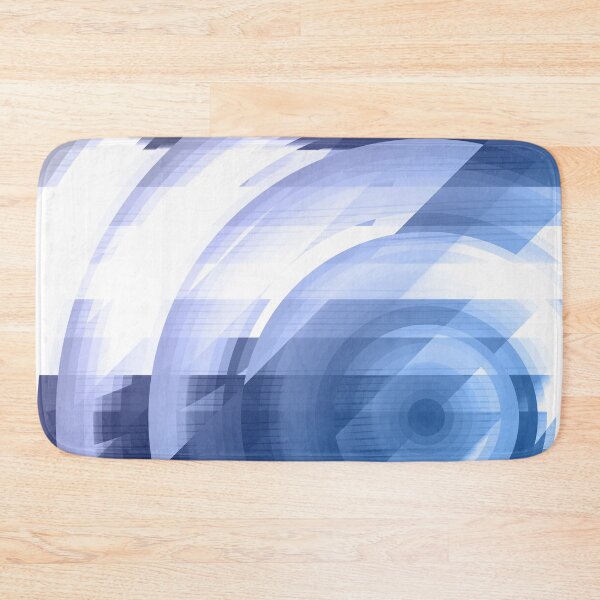 Item preview, Deep blue splash ripples modern artwork Abstraction designed and sold by Thecolorschemer.