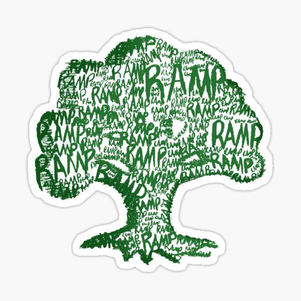 "MTG Green Mana Magic the Gathering Ramp Sticker" Sticker for Sale by