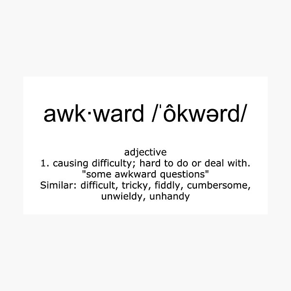 Item preview, Define Awkward designed and sold by magnetarball.