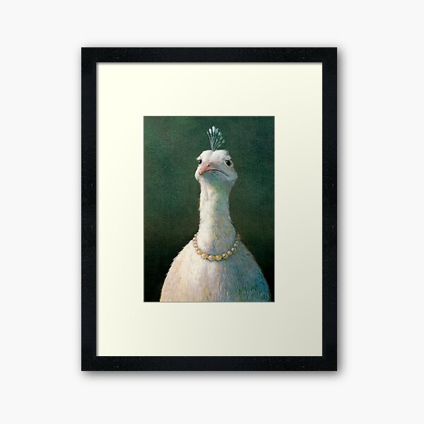 Vista previa del artículo con la obra «FOWL WITH PEARLS», diseñado y vendido por yaritazen.