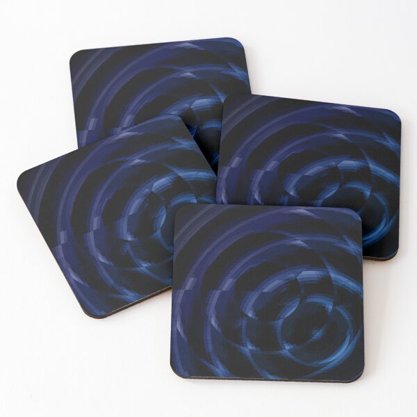 Artikelvorschau, Tiefblaues Ocean Drop Splash plätschert moderne Kunstwerke Abstraktion entworfen und verkauft von Thecolorschemer.