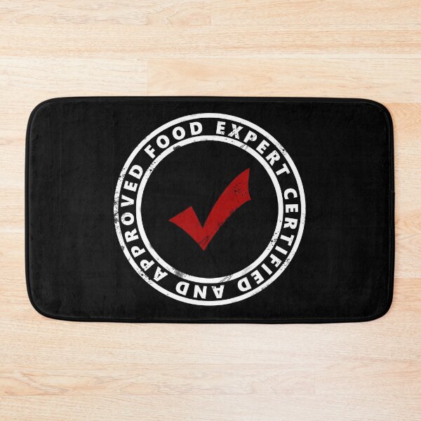 Item preview, Certified and Approved Food Expert (White Version) designed and sold by superdumb70.