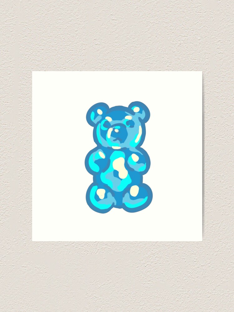 Cartoon Gummy Bear Metal Prints for Sale