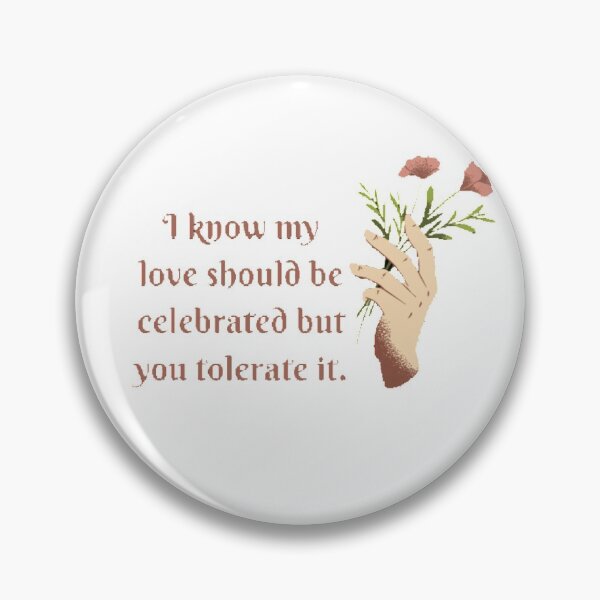 Item preview, Tolerate it, I know my love should be celebrated but you tolerate it by Taylor Swift designed and sold by Simi2020.