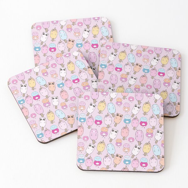Item preview, Funny Ice Cream Animals Pattern designed and sold by SwePattern.