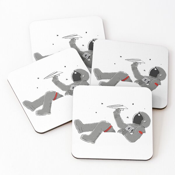 Item preview, Lo-fi Astronaught with Paper Aeroplane (and Stars) designed and sold by iliminator101.