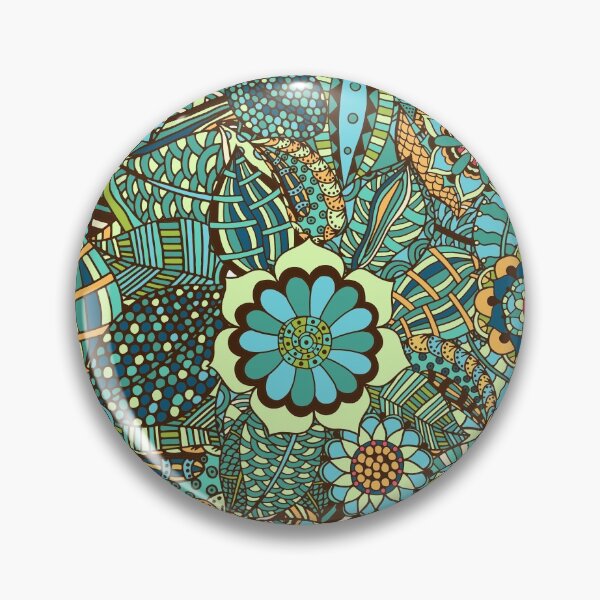 Item preview, trippy flower pattern designed and sold by jkulling.