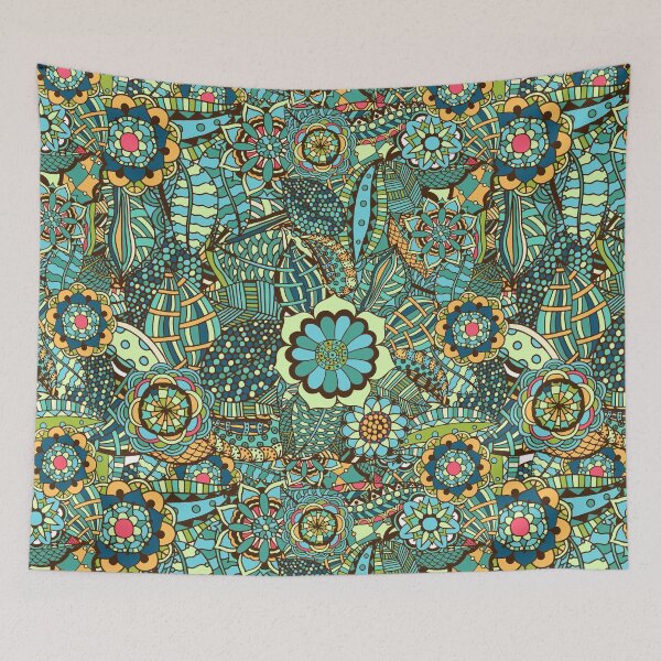 Item preview, trippy flower pattern designed and sold by jkulling.