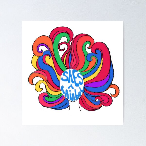 Item preview, She's a Rainbow designed and sold by vinyl-vision.