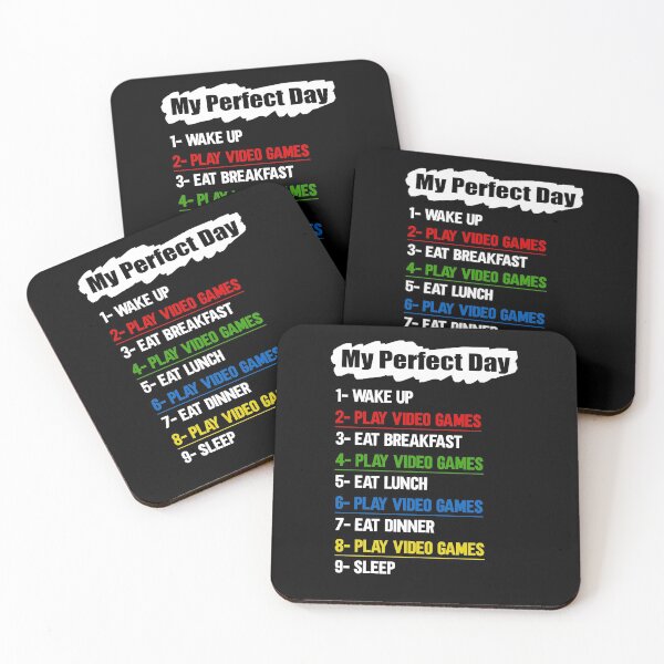 Item preview, My Perfect Day Video Games Funny illustration Gift designed and sold by KO-Design.