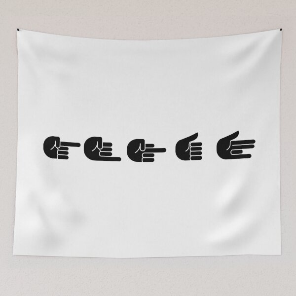 Item preview, Sweet Home Hand Sign designed and sold by flyrocket.