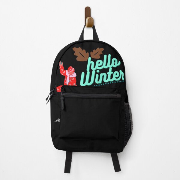 Item preview, Hello Winter black theme designed and sold by No Rules Merchandise.