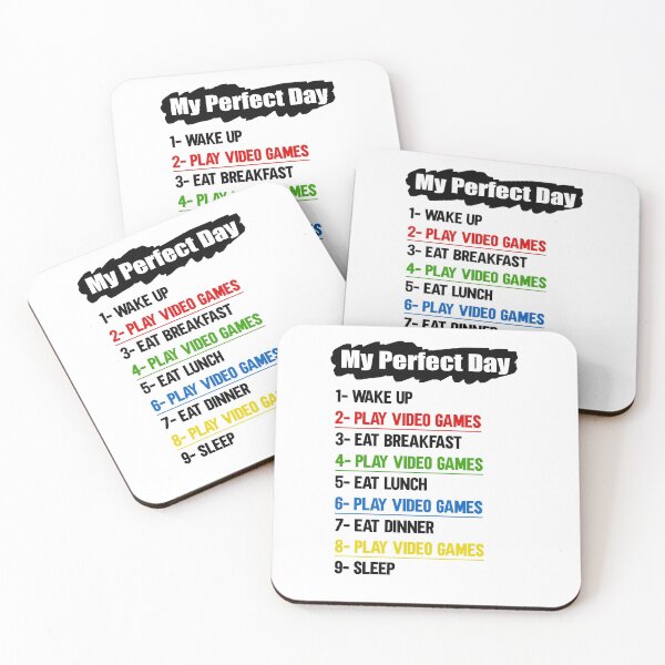 Item preview, My Perfect Day Video Games Funny illustration Gift designed and sold by KO-Design.