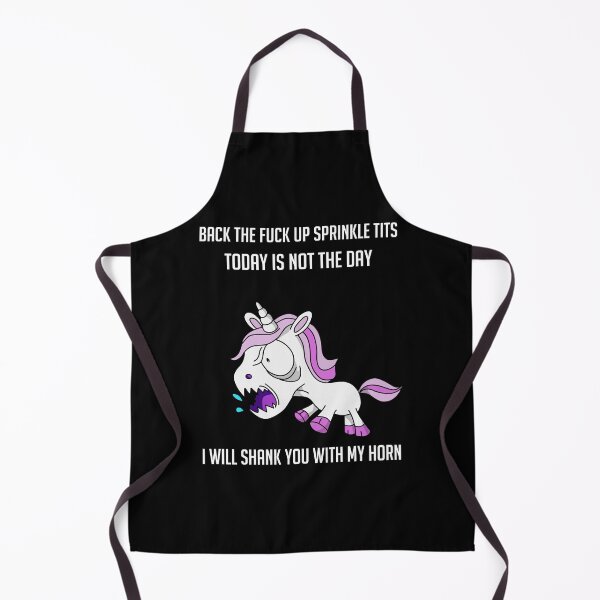Item preview, Unicorn Back To Fuck Up Sprinkle Tits Today Is Not The Day I Will Shank You With My Horn designed and sold by joan78mel.