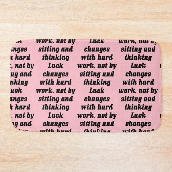 Item preview, Luck Changes With Hard Work-Motivational Quotes For Work designed and sold by sasijaya.