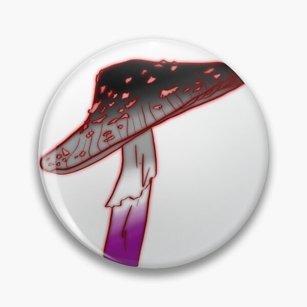 Item preview, Asexual Pride Mushroom  designed and sold by LoraLoo.