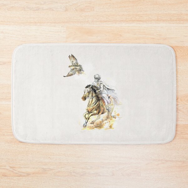 Item preview, Falcon chased by an Arabian hunter designed and sold by kalud-zoldyck.