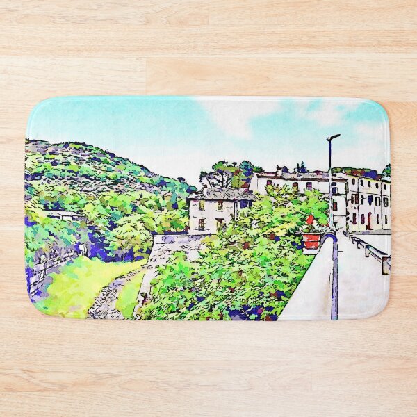 Item preview, Fognano: view buildings with green designed and sold by Giuseppe Cocco.