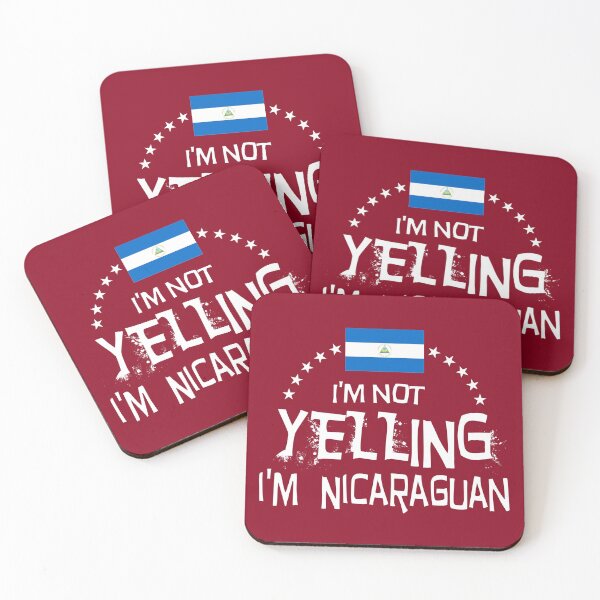 Item preview, No estoy gritando, soy nicaragüense. Bandera de Nicaragua. designed and sold by obedtheartist.
