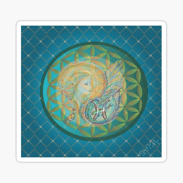 Angel child fish Sticker
