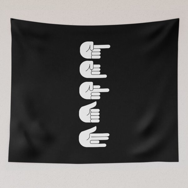 Item preview, Sweet Home Hand Sign Portrait designed and sold by flyrocket.