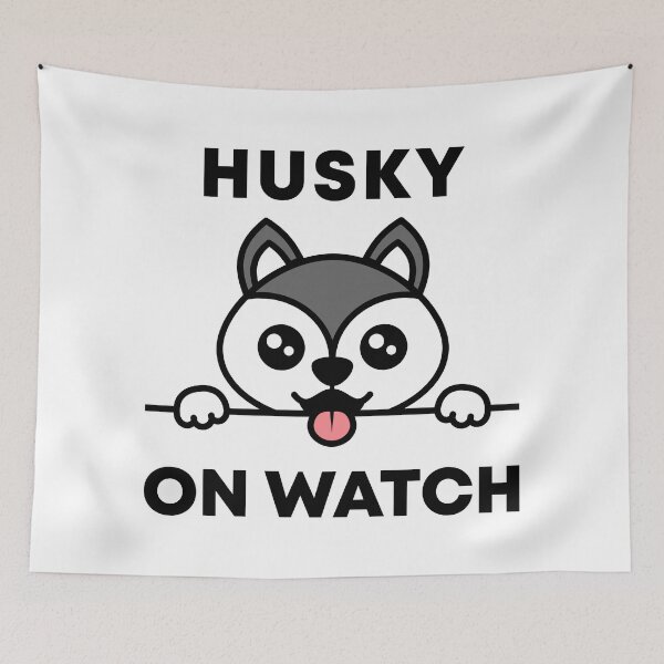 Item preview, Husky On Watch designed and sold by TashaVector.