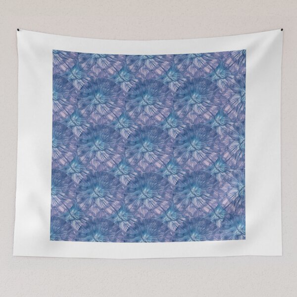 Item preview, Abstract Blue Dandelion Flowers designed and sold by SAIDDIA.