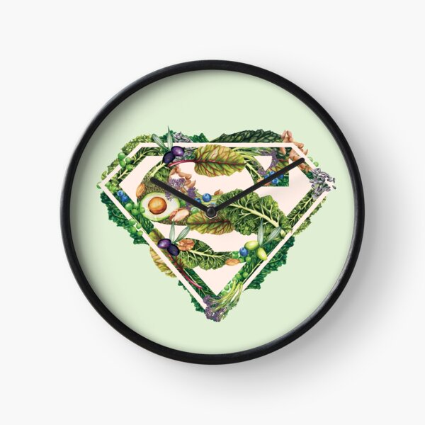 Super Powered By Plants Clock