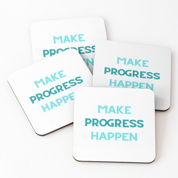 Item preview, Make Progress Happen designed and sold by DigitalNobleman.