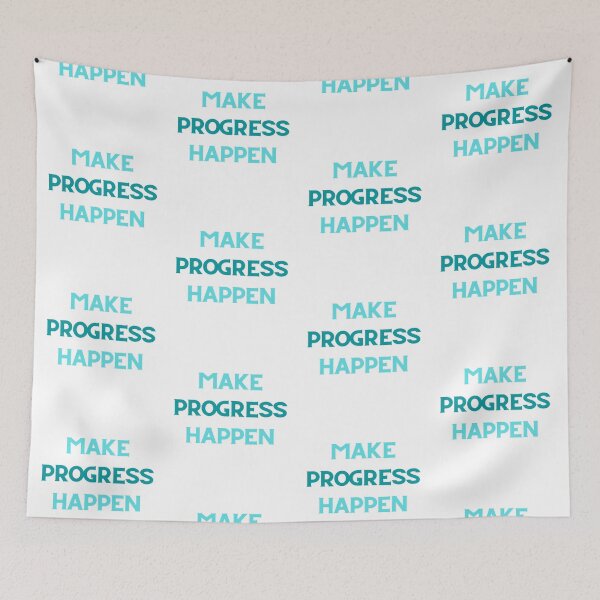 Item preview, Make Progress Happen designed and sold by DigitalNobleman.