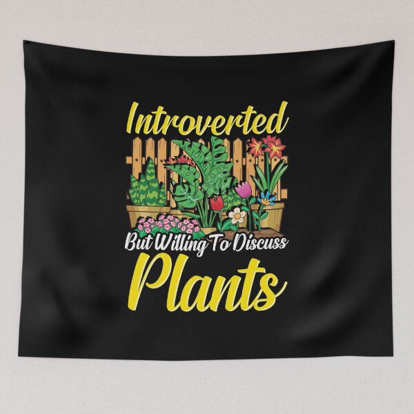 Item preview, Cute Introverted But Willing To Discuss Plants designed and sold by perfectpresents.