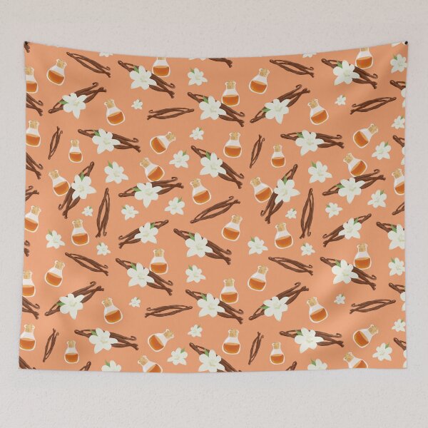 Item preview, Vanilla Extract, Pod, Bean and Flower Pattern designed and sold by onepiconetreat.