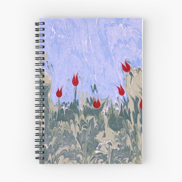 Item preview, Marbled Painted Dancing Tulips designed and sold by T Artist.