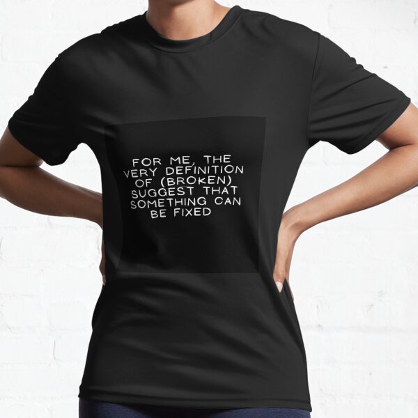 Broken quotes T-shirt Active T-Shirt