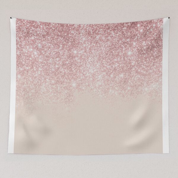 Item preview, Modern rose gold glitter ombre pattern designed and sold by Dear-Ashlin.