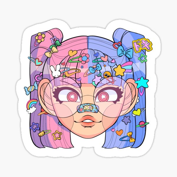 Menhera chan Emoji Sticker pack - Stickers Cloud